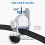 [Pro Version] KIWI design VR Cable Management System, Retractable VR Ceiling Pulley System for HTC Vive/HTC Vive Pro/Oculus Rift S/PS VR/Microsoft MR/Samsung Odyssey VR Accessories (White, 1 Pack)