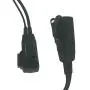 DONG Covert Acoustic Tube 2-Pin Walkie Talkie Earpiece + 3.5MM 1 Pin Plug MIC Headset for Mobile Phone - Compatible with Walkie Talkie Kenwood BaoFeng Puxing Wouxun Hyt TYT 3.5MM Phone