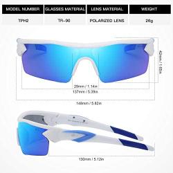 Bevi Polarized Sports Sunglasses TR90 Unbreakable Frame for Men Women Running Cycling Golf Baseball