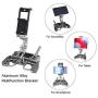 Tablet Holder Compatible with DJI Mavic 2/Spark/Mavic Air/Pro/Mini Crystal Sky Remote Controller– RCstyle Aluminum-Alloy Adjustable Accessories Bracket Mount Extender with Neck Lanyard Strap
