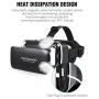 [New Version]HAMSWAN 3D Virtual Reality Headsets with Unique Design and Multifunction Button Compatible with Smartphones Within 4.0-6.11 inch