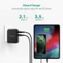 USB Quick Charger RAVPower 36W Quick Charge 3.0 Wall Charger Dual USB Plug for iPhone 11 Pro Max XS Max XR X 8 7 Plus Galaxy S10+ S9+ Note 10+ Note 9+ Note 8 LG G6 V30 Google Pixel Nexus HTC 10