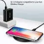 QC 3.0 Wall Charger, 4-Ports USB Wall Charger, iSeekerKit QC 3.0 Charger with Fast USB Adaptive Adapter Block Compatible 10W Wireless Charger Galaxy S9 S8 Note 8 9,Tablet,iPhone,iPad