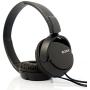 SONY Over Ear Best Stereo Extra Bass Portable Headphones Headset for Apple iPhone iPod / Samsung Galaxy / mp3 Player / 3.5mm Jack Plug Cell Phone (Black) …