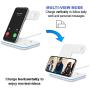 Wireless Charger,Any Warphone 3 in 1 Wireless Charging Stand for Latest Airpods iPhone and iWatch, Wireless Compatible for iPhone 11/11 Pro Max/X/XS Max/8 Apple Watch Charger 5 4 3 2 1 Airpods 3 2 1