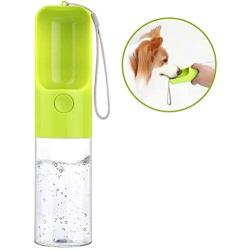 Esing Outdoor Dog Water Bottle,Portable Pet Water Dispenser for Walking, Puppy Travel Kettle, Drinking Feeder Bowl,Kittens Water Feeding Cup,Food Grade BPA Free (Green)