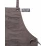 Hudson Durable Goods - Heavy Duty Waxed Canvas Work Apron with Tool Pockets (Grey), Cross-Back Straps & Adjustable M to XXL