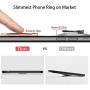 Ultra Slim Phone Ring Holder, Tomorotec Thin Cell Phone Ring Stand for Magnetic Car Mount with Black Car Mount Hook - for iPhone X XR XS 8 7 Plus 6S 6 5s 5 SE, Galaxy S8 S7 S6 Edge (Rose Gold)