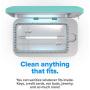 PhoneSoap 3 UV Smartphone Sanitizer & Universal Charger | Patented & Clinically Proven UV Light Disinfector | (Aqua)