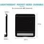 Elimoons Phone Stand, 4 Pack Cell Phone Stand, Universal Foldable Tablet Stand Multi-angle Pocket Desktop Holder Cradle Compatible Phone XR XS Max X/8/7 Plus/7/6s/6/5/4 SE, Tablets(6-11"), Black/White