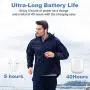Wireless Earbuds, Bluetooth 5.0 Earbuds IPX7 Waterproof in Ear True Wireless Stereo Headphones,40H Cycle Playtime, Bluetooth Earbuds Sport Headsets Built-in Mic for Work/Running/Travel/Gym Wireless Earbuds, Bluetooth 5.0 Earbuds IPX7 Waterproof in Ear True Wireless Stereo Headphones,40H Cycle Playtime, Bluetooth Earbuds Sport Headsets Built-in Mic for Work/Running/Travel/Gym