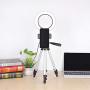 WongPing 5.7" Ring Light with Tripod Stand for YouTube Video Selfie Live Stream and Makeup Dimmable LED Camera Light with Cellphone Holder Desktop 64 Led Lamp