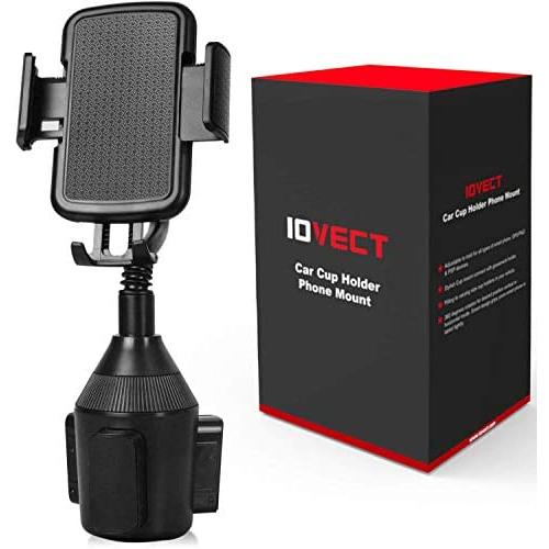 Cup Phone Holder for car Universal Adjustable Gooseneck Portable Cup Holder Car Mount for iPhone X / 8/8+ / 7/7 Plus / 6/6+, Samsung
