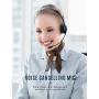Mpow TH1 Trucker Bluetooth Headsets,Single Ear Wireless Headphones with Noise Canceling Microphone for Cell Phone PC Call Center, On Ear Design with Charging Base/17 Hours Talking Time