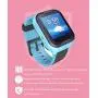 Waterproof GPS Smart Watch, Laxcido 4G Video Phone Call Real-time Tracking Camera SOS Alarm Geo-Fence Touch Screen Monitoring Health Steps Flashlight Anti-Lost GPS Tracker Watch (Pink)