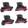 Hemobllo 4Pcs Mobile Game Controller Game Buttons Game Shooting Button (Black and Red) Hemobllo 4Pcs Mobile Game Controller Game Buttons Game Shooting Button (Black and Red)