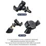 REDBEAN Wireless Car Charger 10W Qi Fast Charging Adjustable Roller Mount Dashboard Windshield Air Vent Holder Compatible with iPhone 11Pro Max Xs MAX XS XR X 8 Plus, Samsung Galaxy S10 S9 S8 Plus