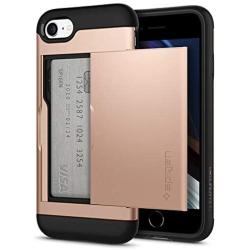 Spigen Slim Armor CS Designed for Apple iPhone SE 2020 Case/Designed for iPhone 8 Case (2017) / Designed for iPhone 7 Case (2016) - Blush Gold