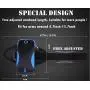 Imentha Universal Phone Armband, Cell Phone Arm Holder, Sports Arm Band for Running Fitness Gym Walking Workout - Fits for iPhone, Samsung Galaxy, Google Pixel, Lg, Moto & More, Black&Blue