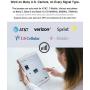 Cell Phone Signal Booster for Home and Office - AT&T, Verizon,T-Mobile - Triple Band 2/5/12/17 Cellular Repeater for US Carriers 2G 3G Call and 4G LTE Data Supports Multiple Devices Up to 5,000sq ft