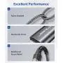 JSAUX Lightning to 3.5mm Audio Cable 6FT, [Apple Mfi Certified] iPhone Audio Headphone Jack Cable Lightning to Aux Cord Compatible with iPhone SE/11/11 Pro/11 Pro Max/X XR XS XS Max 8 8P 7 7P-Grey