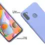 Weycolor Samsung Galaxy A11 Case, with Tempered Glass Screen Protector [2 Pack], Liquid Silicone Slim Soft Fit Drop Protection Case for Galaxy A11 (Purple)