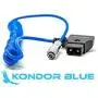 KONDOR BLUE 20" Coiled D-Tap to BMPCC 6K/4K Weipu Power Cable for Blackmagic Pocket Cinema Camera 4K Gold Mount V Mount Battery P TAP KONDOR BLUE 20" Coiled D-Tap to BMPCC 6K/4K Weipu Power Cable for Blackmagic Pocket Cinema Camera 4K Gold Mount V Mount Battery P TAP
