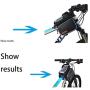 Three pocketsTrek Bike Accessories, Mountain Bike Bag Bicycle Bag Top Tube Bicycle Bag Mobile Phone Holder 6.2" Below