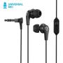 JLab Audio JBuds Pro Signature Earbuds | Titanium 10mm Drivers | Music Controls, Universal Mic | Custom Fit with Cush Fins | Black