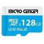 Micro Center Premium 128GB microSDXC Card UHS-I Flash Memory Card C10 U3 V30 4K UHD Video A1 Micro SD Card with Adapter (128GB)