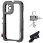 Ulanzi CNC Vlog Cage for iPhone 11 Pro | Protective Film Makers Case with 17mm Lens Adapter, 1/4-20 Thread Mounts and Cold Shoe Mounts for Microphones & Video Lights (iPhone 11 PRO Cage) Ulanzi CNC Vlog Cage for iPhone 11 Pro | Protective Film Makers Case with 17mm Lens Adapter, 1/4-20 Thread Mounts and Cold Shoe Mounts for Microphones & Video Lights (iPhone 11 PRO Cage)