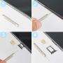 AOOHOOA Cellphones SIM Card Tray Opening Removal Tool Ejector Pin Suitable for Most Smartphone (6 PCS+2 PCS of Cleaning Cloth)