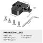 SMALLRIG Camera Base Plate with Rod Rail Clamp for Sony A6500 A6600, for Panasonic GH5, Sony A7 Series, etc, Both for Cameras & Cages -1674