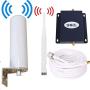 Signal Booster ATT AT&T Cell Phone Signal Booster for Home 4G LTE 700Mhz FDD Band12/17 T-Mobile Cell Signal Booster AT&T Cell Phone Booster Amplifier Repeater Mobile Signal Booster with Antennas Kit