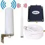Signal Booster ATT AT&T Cell Phone Signal Booster for Home 4G LTE 700Mhz FDD Band12/17 T-Mobile Cell Signal Booster AT&T Cell Phone Booster Amplifier Repeater Mobile Signal Booster with Antennas Kit