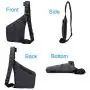 Strangefly Chest Sling Bag for Men Anti-Theft Pocket Side Crossbody Shoulder Daypack