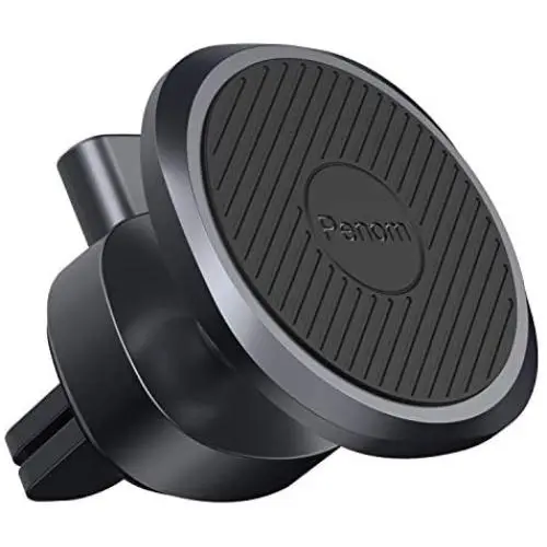 Magnetic Phone Car Mount, Penom Cell Phone Holder for Car Universal Air Vent Magnet Car Phone Mount Fits iPhone 11 Xs Max XR X 8 7 6S 6 Plus and Most Smartphones (Space Grey) Magnetic Phone Car Mount, Penom Cell Phone Holder for Car Universal Air Vent Magnet Car Phone Mount Fits iPhone 11 Xs Max XR X 8 7 6S 6 Plus and Most Smartphones (Space Grey)