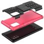 SKTGSLAMY Galaxy A71 5G Case,Samsung A71 5G Case,[NOT fit A71 5G UW Verizon] [Shockproof] Tough Rugged Dual Layer Protective Case Hybrid Kickstand Cover for Samsung Galaxy A71 5G (Pink)