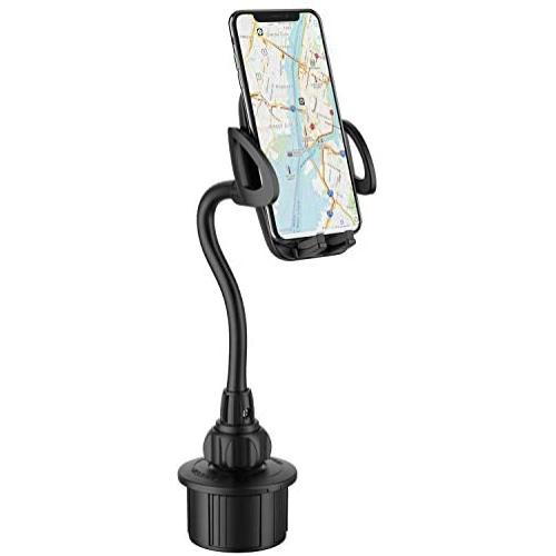 Car Cup Holder Phone Mount,Adjustable Gooseneck Cell Phone Holder with 360° Rotatable Cradle for iPhone Xs/X/8/7 Plus/6/Samsung Note 9/8/Galaxy S9/S9 /S8,GPS and Most Smartphones.