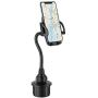 Car Cup Holder Phone Mount,Adjustable Gooseneck Cell Phone Holder with 360° Rotatable Cradle for iPhone Xs/X/8/7 Plus/6/Samsung Note 9/8/Galaxy S9/S9 /S8,GPS and Most Smartphones.