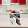 Multi-Function Mounts and Stands, Expanding Stand Grip Mount Socket for Smartphones, iPhone and Tablets - Green Halo