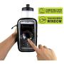 Gear Beast Handheld Running Water Bottle [23 oz] With Clear Touchscreen Cell Phone Accessory Pouch Zippered Pocket and Card Holder Fits All Smartphones, Hydration Pack For Running Hiking Travel & More