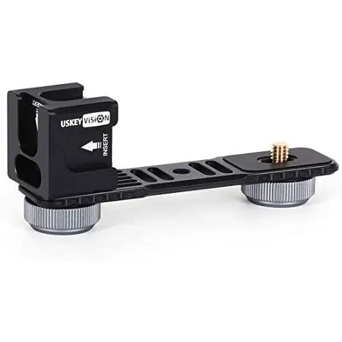 USKEYVISION 4-Cold Shoe Mounting Plate - Gimbal Accessories for DJI Osmo Mobile3, Feiyu, zhiyun and Hohem Gimbals(UVCS-1) USKEYVISION 4-Cold Shoe Mounting Plate - Gimbal Accessories for DJI Osmo Mobile3, Feiyu, zhiyun and Hohem Gimbals(UVCS-1)