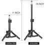Emart 2 x 15W Table Top Photography Studio LED Lighting Kit with Light Stand Tripod