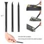 Kaisi Professional Electronics Opening Pry Tool Repair Kit with Metal Spudger Non-Abrasive Carbon Fiber Nylon Spudgers and Anti-Static Tweezers for Cellphone iPhone Laptops Tablets and More, 20 Piece