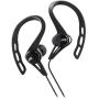 JVC HAECX20B Sports Clip Inner Ear Headphones, Black