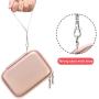 Canboc Shockproof Carrying Case for Fujifilm Instax Mini Link Smartphone Printer & INSTAX Share SP-2 Smart Phone Printer | Storage Travel Bag Portable Fits USB Cable & Mini Instant Film, Rose Gold