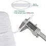 MYUREN 100 Yards Length 1/4 Inch Width Braided Elastic Band White Elastic Cord Heavy Stretch High Elasticity Knit Elastic Band for Sewing Crafts DIY,Bedspread, Cuff MYUREN 100 Yards Length 1/4 Inch Width Braided Elastic Band White Elastic Cord Heavy Stretch High Elasticity Knit Elastic Band for Sewing Crafts DIY,Bedspread, Cuff