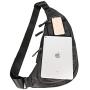 Vanlison Large Sling Bag Crossbody Shoulder Chest Back Pack Anti Theft Travel Bags Daypack Black