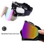 LJDJ Ski Snowboard Goggles - Motorcycle Goggles Winter Snow Outdoor Sports Snowmobile Skating Skiing Tactical Protective Glasses Dirt Bike ATV Motocross Dust-Proof Eyewear for Combat Military Cycling